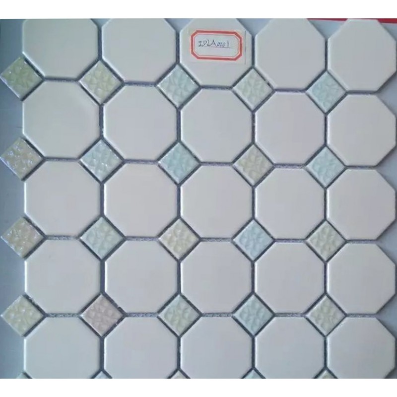 Octagon Ceramic Floor Mosaic