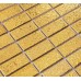 Ceramic Mosaic Gold Backsplash Tile 1x2 Stacked Brick Slip-Resistant Floor & Wall Tiles