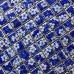 Porcelain Mosaic White and Blue Tile Snowflake Patterns Designs Kitchen Backsplash Wall Tiles PWB110