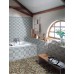 Porcelain Tile Mosaic Pebble Design Shower Tiles Kitchen Backsplash Wall Sticker Bathroom Bedroom