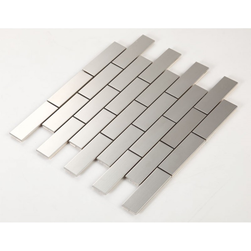 Stainless Steel Tile With Base Kitchen, Metal Wall Tiles Kitchen Backsplash