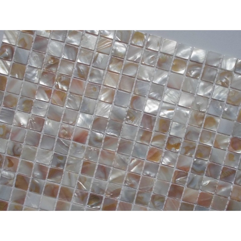 Mother of Pearl Tile Shower Liner Wall Backsplash
