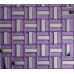 purple strip glass mosaic tile silver stainless steel backsplash metal tile shower wall designs KLGT627