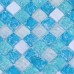 Stone Glass Mosaic Tiles Blue Ice Crack Crystal Backsplash Tile Cream Marble Mosaics Blue Glass Tiles SDY001