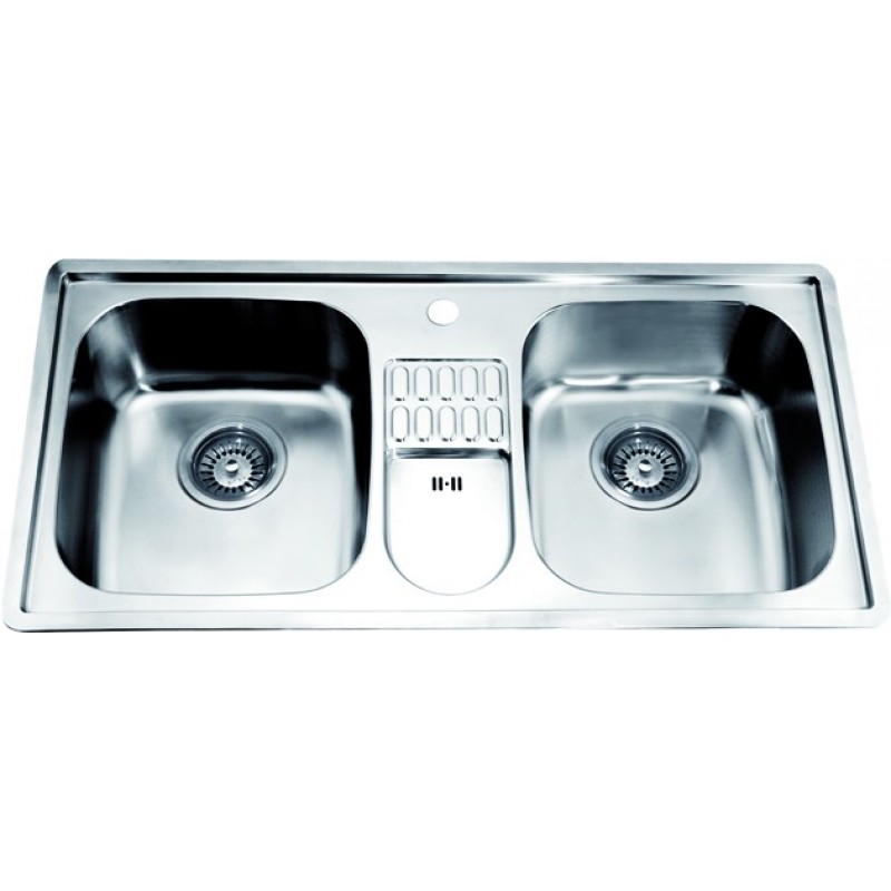 Wholesale Top Mount Kitchen Sink 304 Stainless Steel 18/10 Chrome