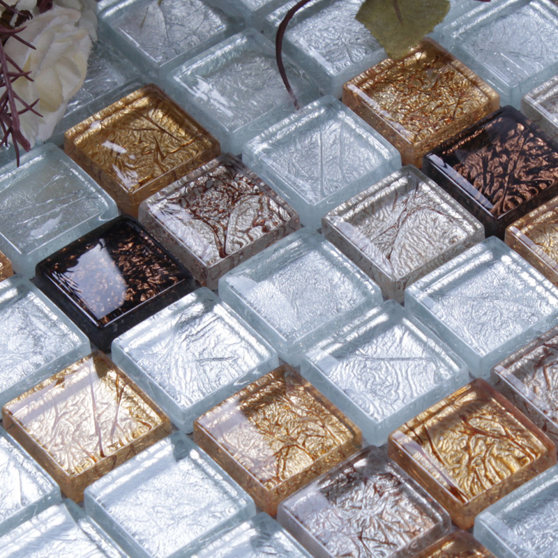 Wholesale Vitreous Mosaic Tile Crystal Glass Backsplash of Kitchen