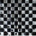 Black and Silver Glass Mosaic Tile Crystal Backsplash 3D Pyramid Pattern Bathroom Wall Tiles