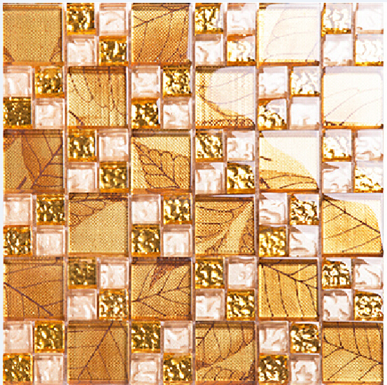 crystal glass tile diamond vitreous mosaic wall tiles 