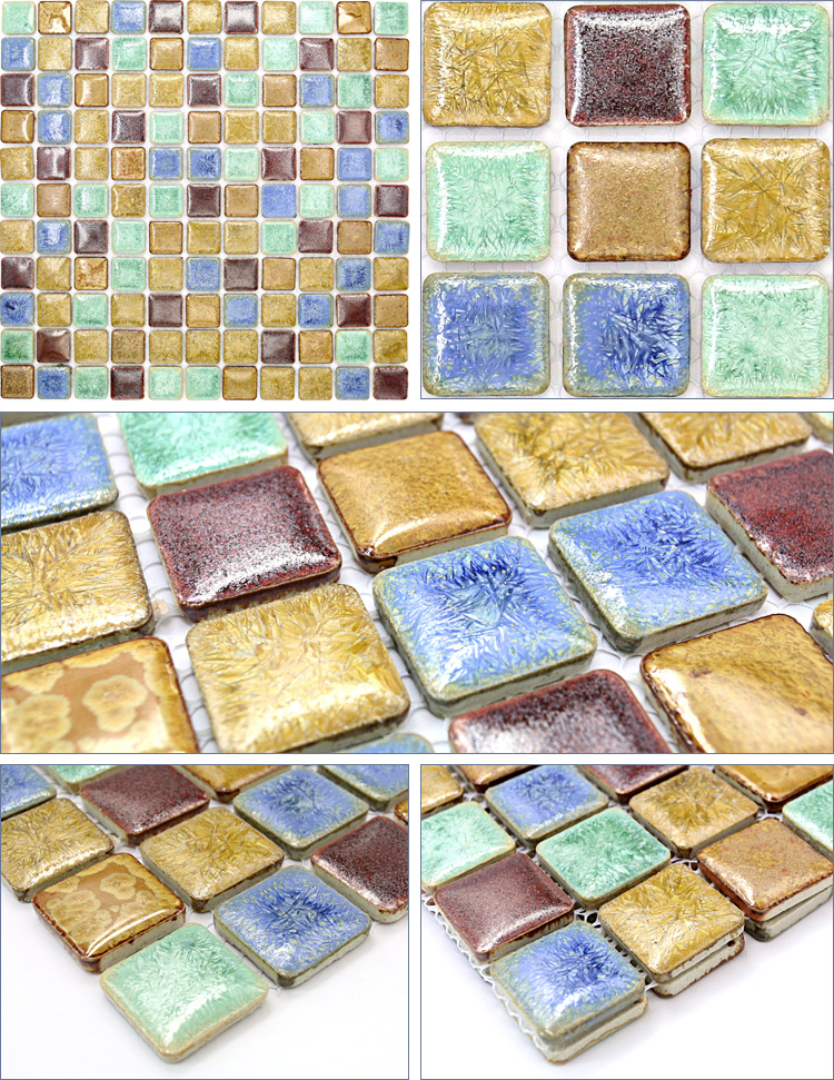  Porcelain  Tile  Snowflake Style Mosaic  Art Design GM0