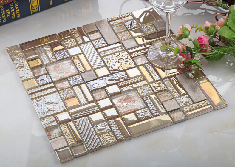 crystal backsplash wall tiles