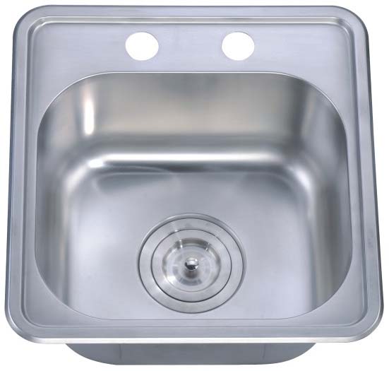 Whole Top Mount 304 Stainless Steel Sink 18 10 Chrome Nickel 304 Stainless Steel Sink Chrome Nickel Single Bowl Bst1515