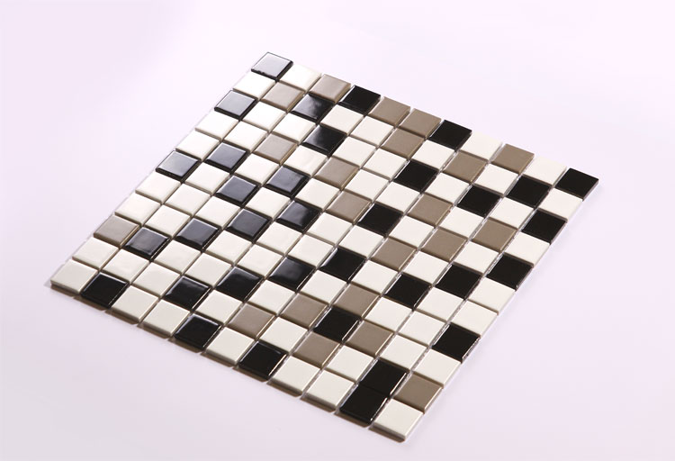 porcelain mosaic tile kitchen backsplash 