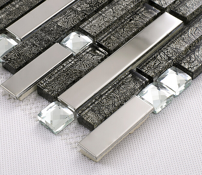 crystal glass tile mosaic tiles wall stickers