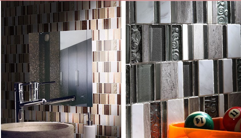 glass mosaic tile  