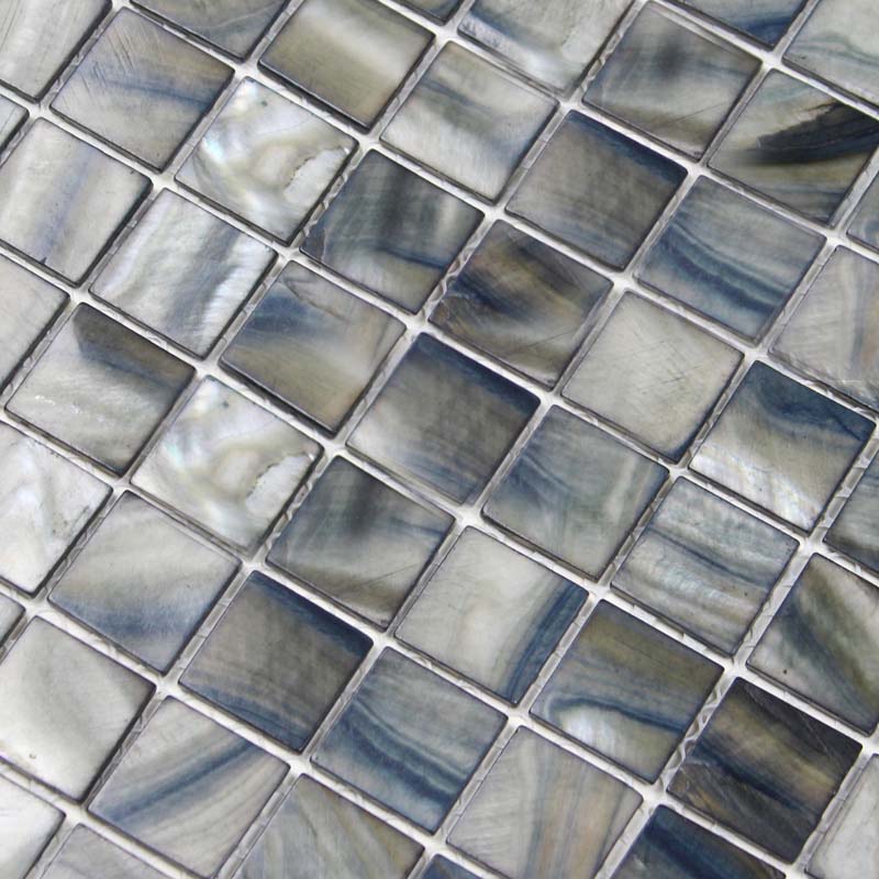 mother of pearl shell mosaic tile details