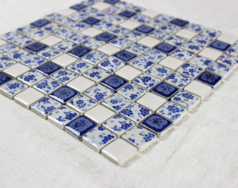 porcelain tile snowflake style mosaic wall tiles