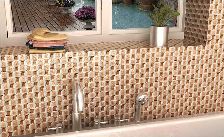porcelain glass mosaic tile for bathroom backsplash wall tile 