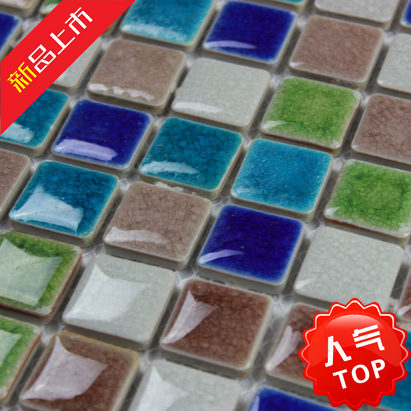 porcelain mosaic tile kitchen backsplash 