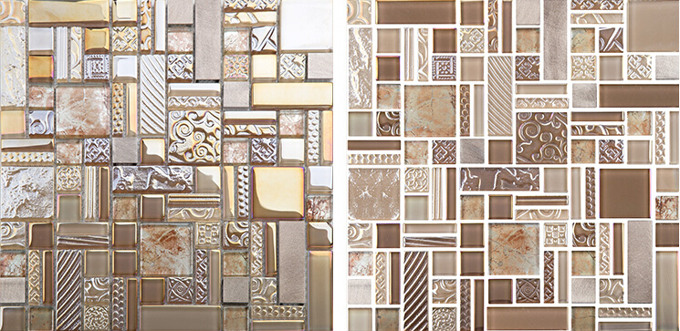 glass mosaic tile crack