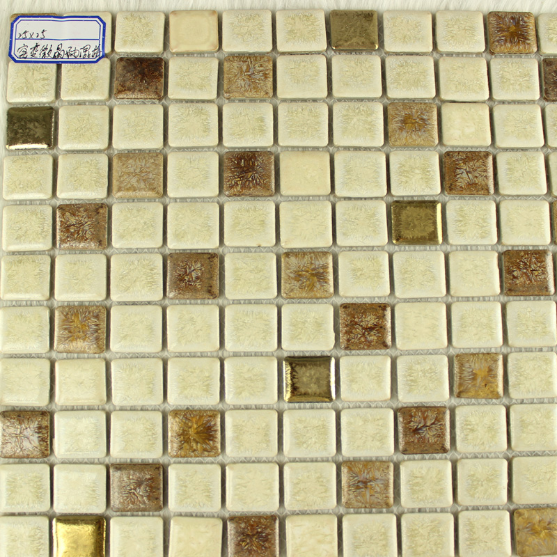 porcelain mosaic tile kitchen backsplash 