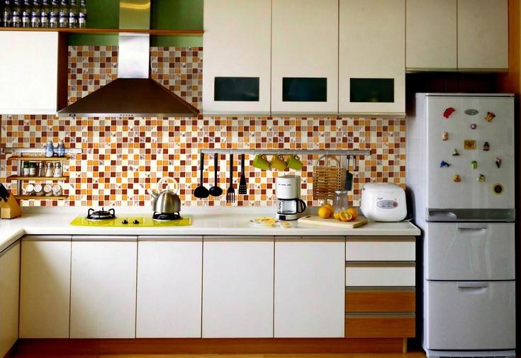 glass mosaic tile crystal backsplash kitchen wall tiles  