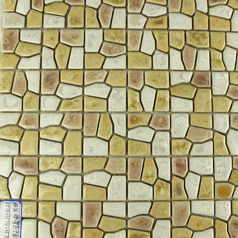 porcelain mosaic tile kitchen backsplash 