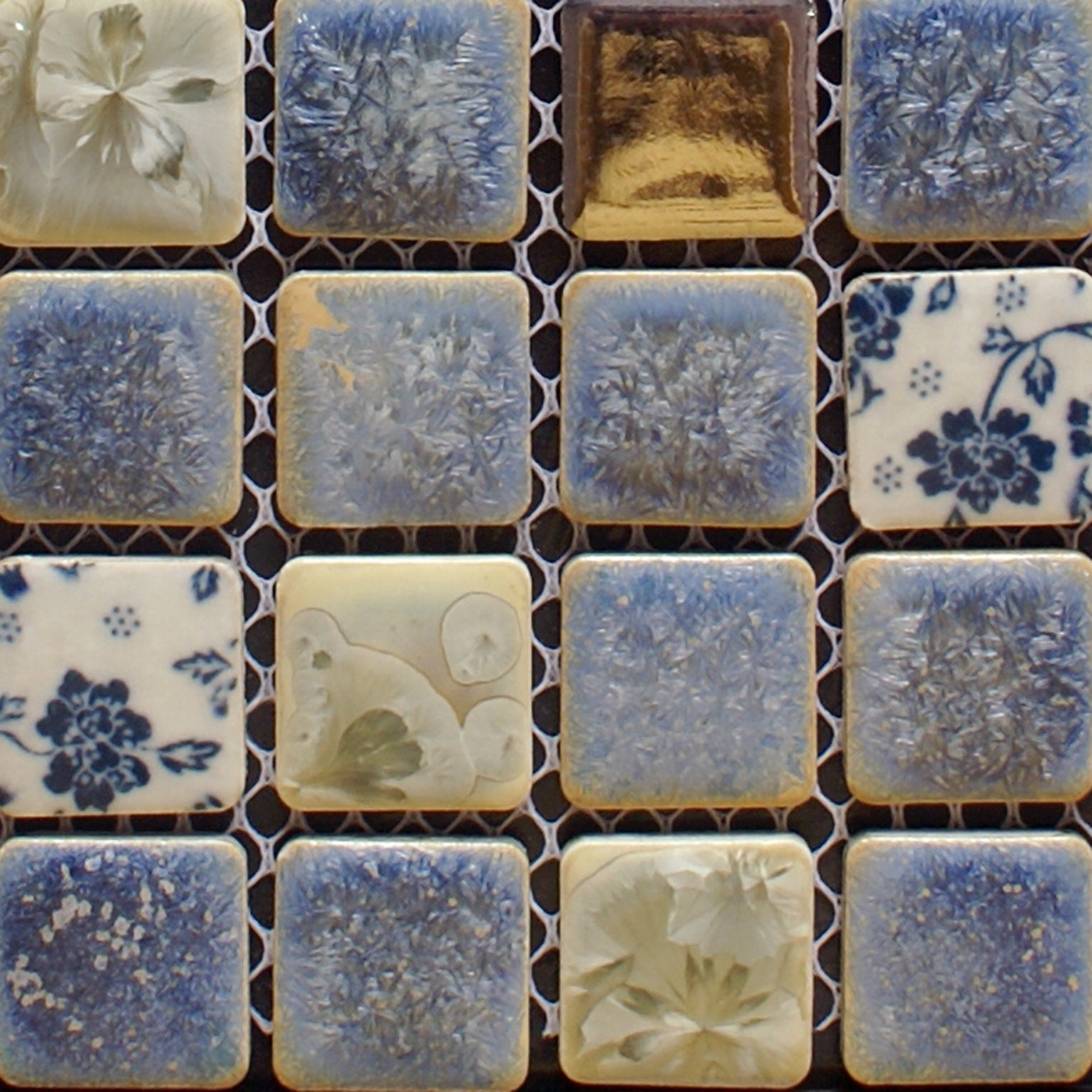 Porcelain Tile Snowflake Style Mosaic Art Design Porcelain Tile Snowflake Style Mosaic Art Design