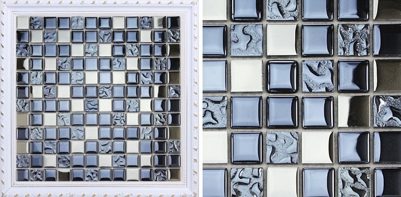 crystal glass tile vitreous mosaic wall tiles  