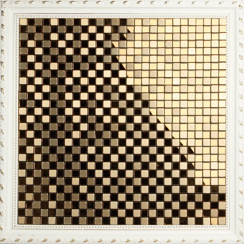 Square Metal Wall Decor and stick adhsive mosaic tile kitchen backsplash gold square Square Metal Wall Decor and stick adhsive mosaic tile kitchen backsplash gold square