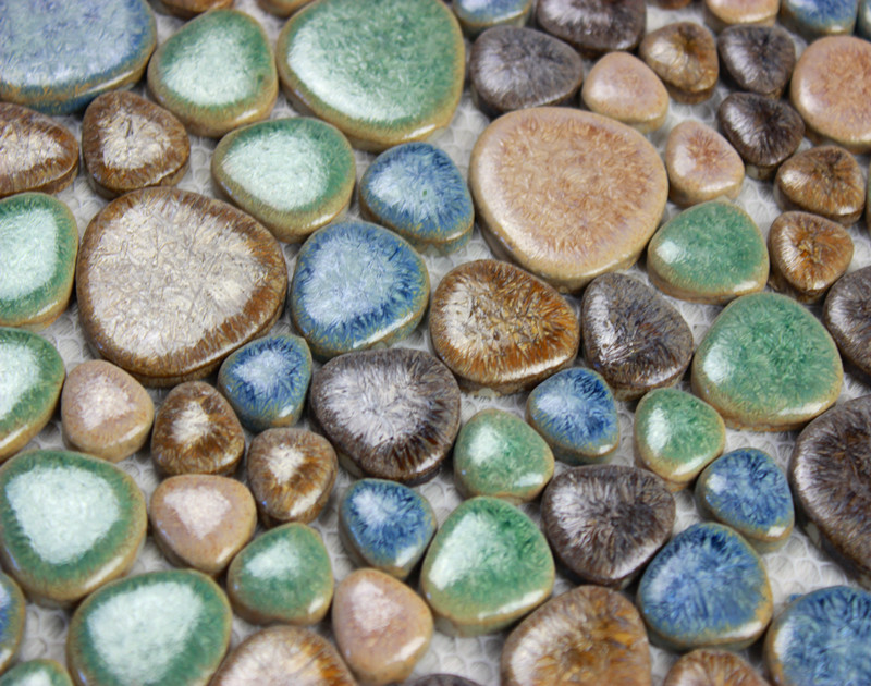 porcelain mosaic tile kitchen backsplash 