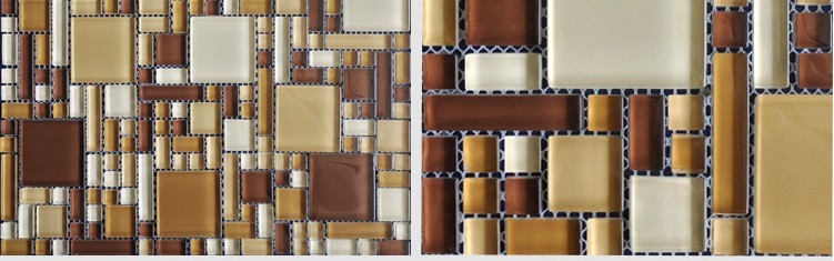 crystal glass tile vitreous mosaic wall tiles 