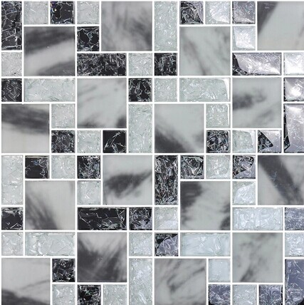 front of crystal glass tile vitreous mosaic wall tiles 