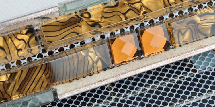 back of 304 stainless steel metal glass mesh mounted sheet - dd13