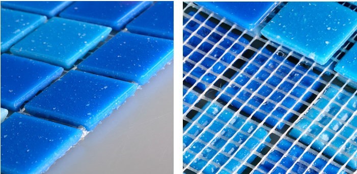 back of crystal glass tile vitreous mosaic swimming pool wall mesh mounted tiles - hc-468