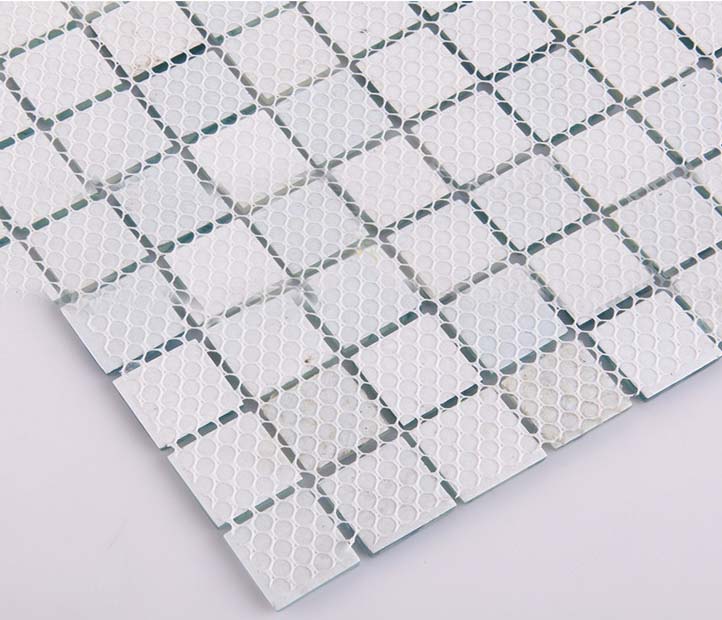 back of glass mosaic tile design mesh mounted - yf-mwl29