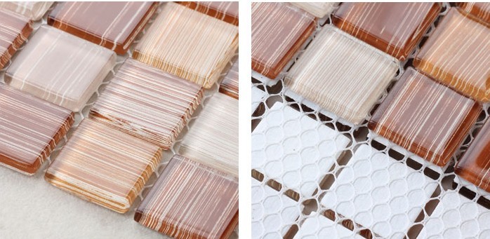 back of glass mosaic tile mesh mounted - hc-043