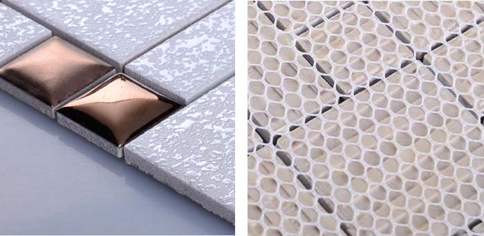 back of the porcelain mosaic tile - hd299