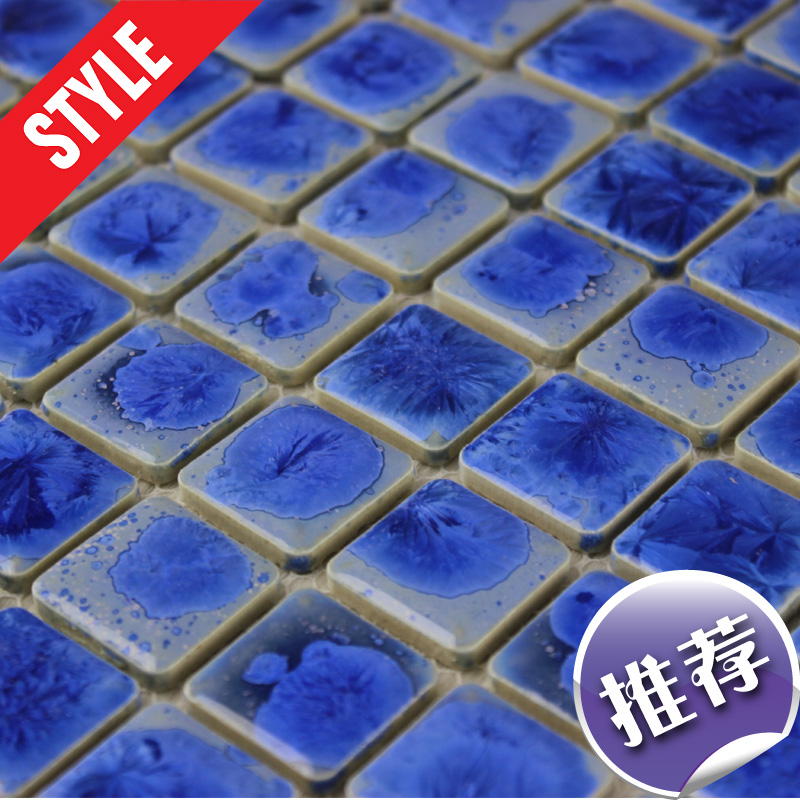 Porcelain Tile Snowflake Style Mosaic Art Design