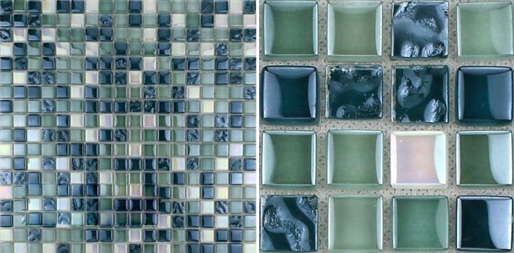 coating glass mosaic tiles crystal-t309