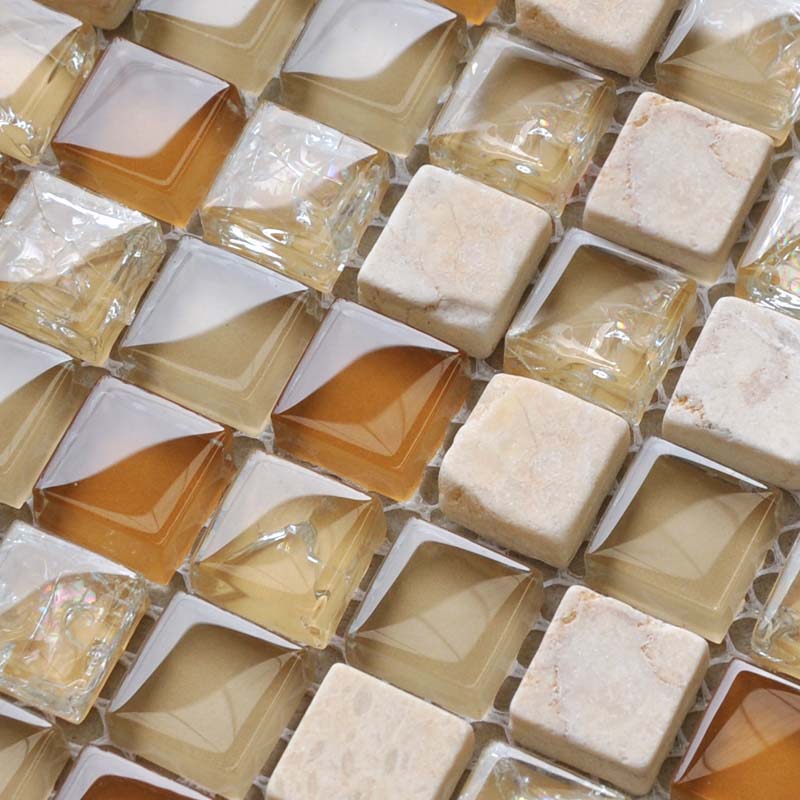 crystal backsplash bathroom wall tile - stbl305