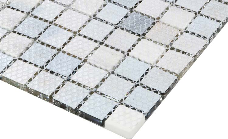 crystal backsplash bathroom wall tile mesh mounted - l316