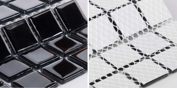 crystal glass mosaic tile for swimming pool -  hj140