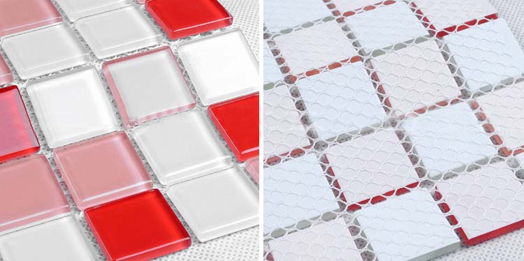 crystal glass mosaic tile for swimming pool -  hp75