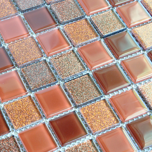 crystal glass mosaic wall tiles stickers backsplash sheet- pk550