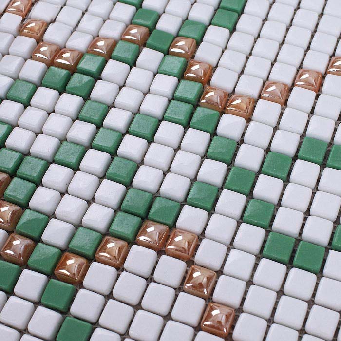 crystal glass tile glazed vitreous mosaic wall tiles - gh33