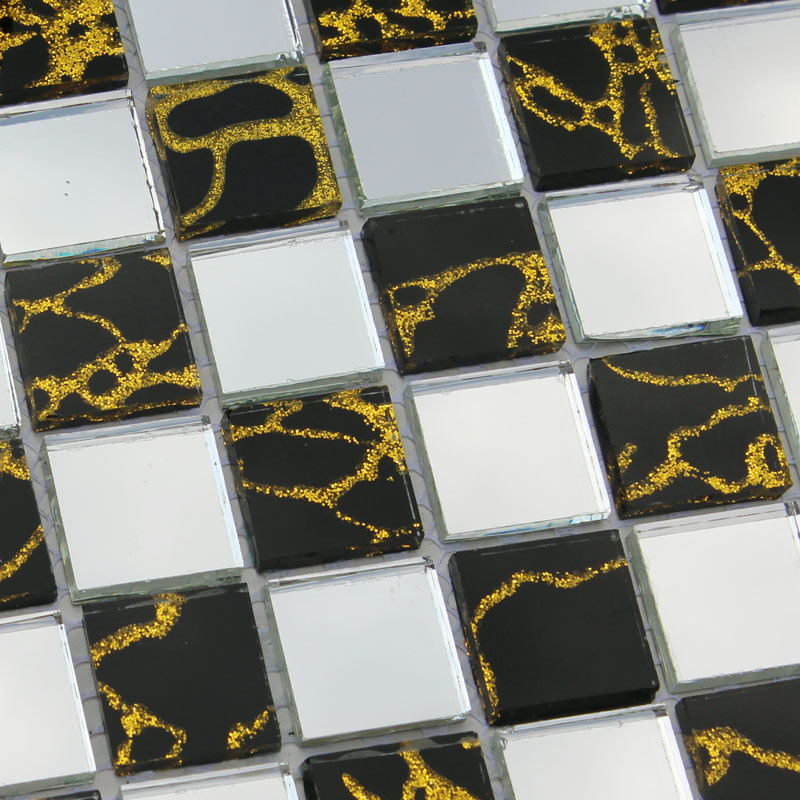 crystal glass tile mosaic wall tiles -du203
