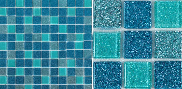 crystal glass tile vitreous mosaic wall tiles - b127