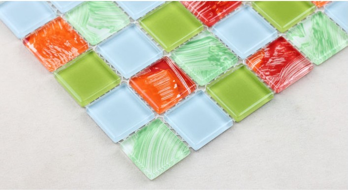 crystal glass tile vitreous mosaic wall tiles - hc033