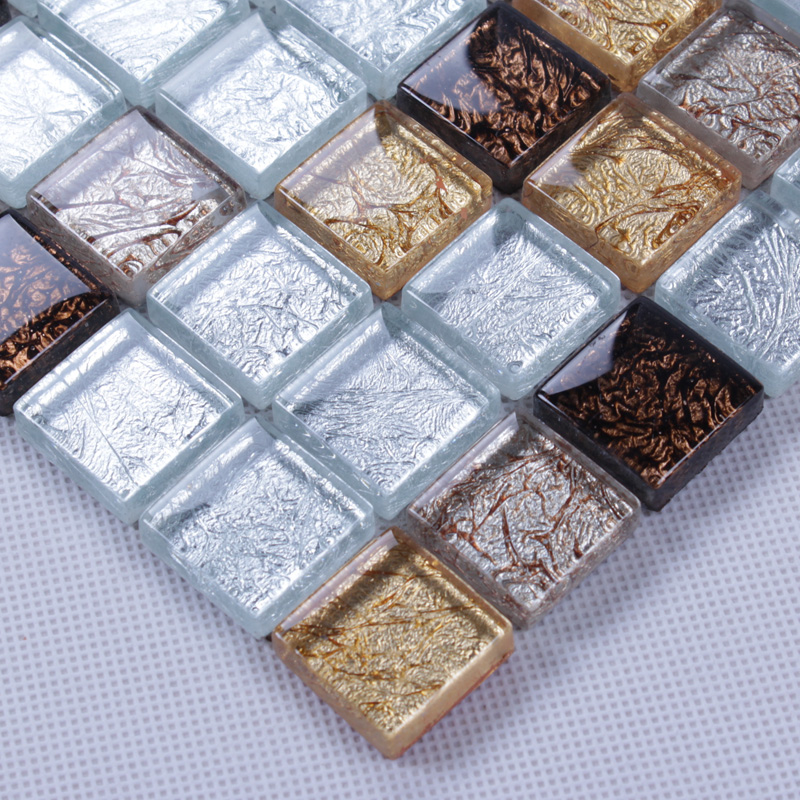 crystal glass tile vitreous mosaic wall tiles - n102