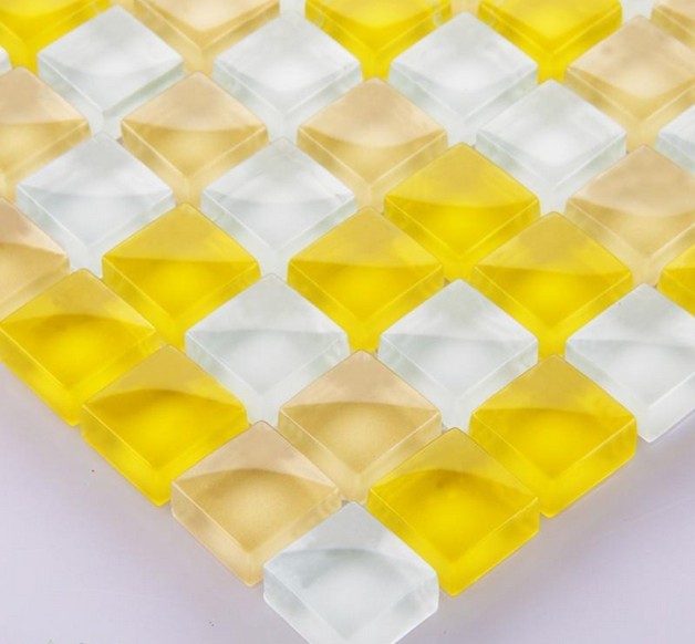 crystal glass tile vitreous mosaic wall tiles - yf-bl44